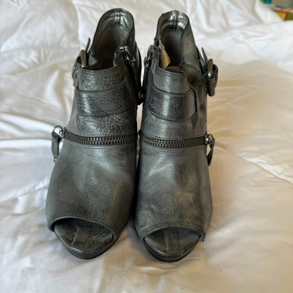 Guess Peep Toe Heeled Bootie, Size 5 1/2